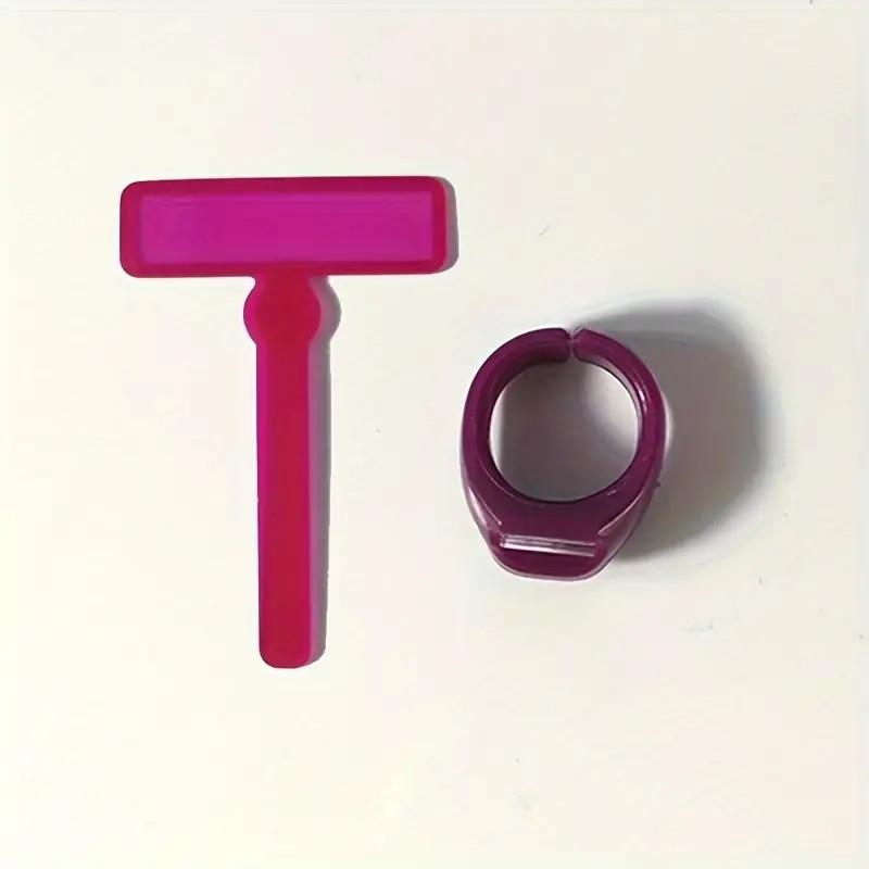 1 set Creative Reading Tracker with 8 Color Finger Rings, Finger Focus Highlighters, Reading Bar Guide, Best Value Item