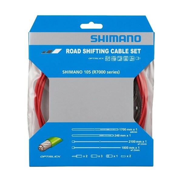 

Shimano Y8ZG98110 [Набор тросов переключения передач серии R7000, красный]