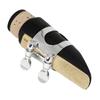 Clarinet Mouthpiece Kits Clarinet Blowing Head with Ligature,one Reed and Plastic Cap Replacement Clarinet Accessories