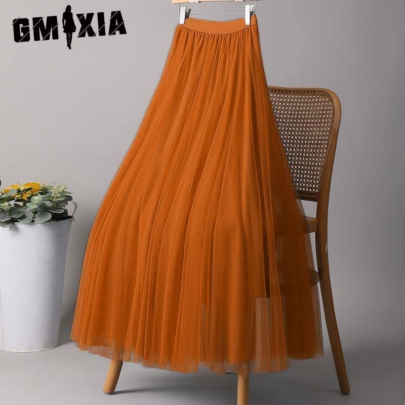 GMXIA 28 Colors Women's Fashion Casual Summer Spring Skirt