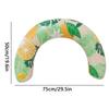 Pool Floats Adult U Shape Printed Heavy Duty Elastic Adults Pool Inflatables Swimming Ring for Men Summer Outdoor Vacation Party