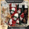 Cute Cartoon Christmas Socks: Snowman, Gingerbread, and Santa Claus Designs - Warm, Cotton, Mid-Calf Length for Autumn and Winter.
