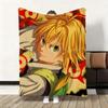 Anime S-Seven Deadly Sins Throw Flannel Fluffy Soft Blanket Warm Skin-Friendly Throw For Sofa Bed Office Nap Winter