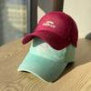 American-style letter embroidery baseball cap for women2026New oversized and deepened casual duckbill cap that makes the face look smaller, trendy