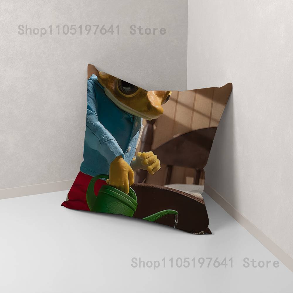 

Bad B-BunnyS DTMF Pillow Case For Sofa Decor Car Office Room Printing Cushion Cover Decorations and Protector 12x12Inch