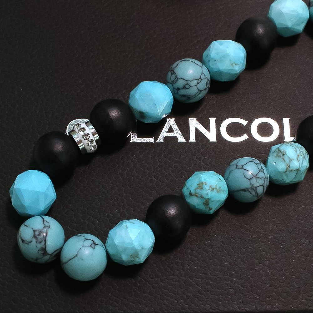 COLANCOLAN FORCE 4 Turquoise Size Negative Bracelet, Blue, M-L, Ions, Relaxation.