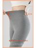 Dames Tykke Fleece Høyt Liv Slim Fit Leggings for Vinter Yttertøy, Stor Størrelse, Varm Ribbestrikket Bukse