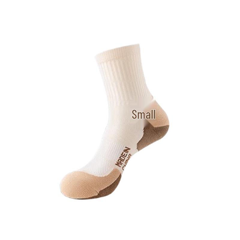 Children's and Women's Marathon Running Socks - Thickened Towel Bottom, Sweat-Absorbent, Non-Slip, Ideal for Spring/Summer Sports