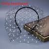 Fashion Headband Mesh With Rhinestone Decoration For Party And Dance Up Dress