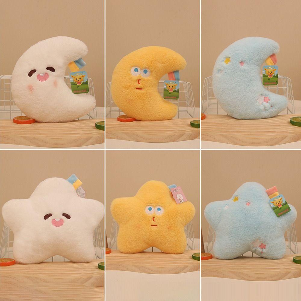 8 Inches Moon Star Doll Moon Star Sleeping Pillow Delicate Plush Toy