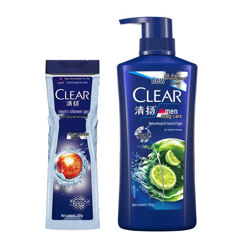 Clear Men Balance Oil Control Shower Gel & Shampoo Set