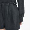 JNBY Women's Loose Fit Straight-Leg Wool Blend Shorts