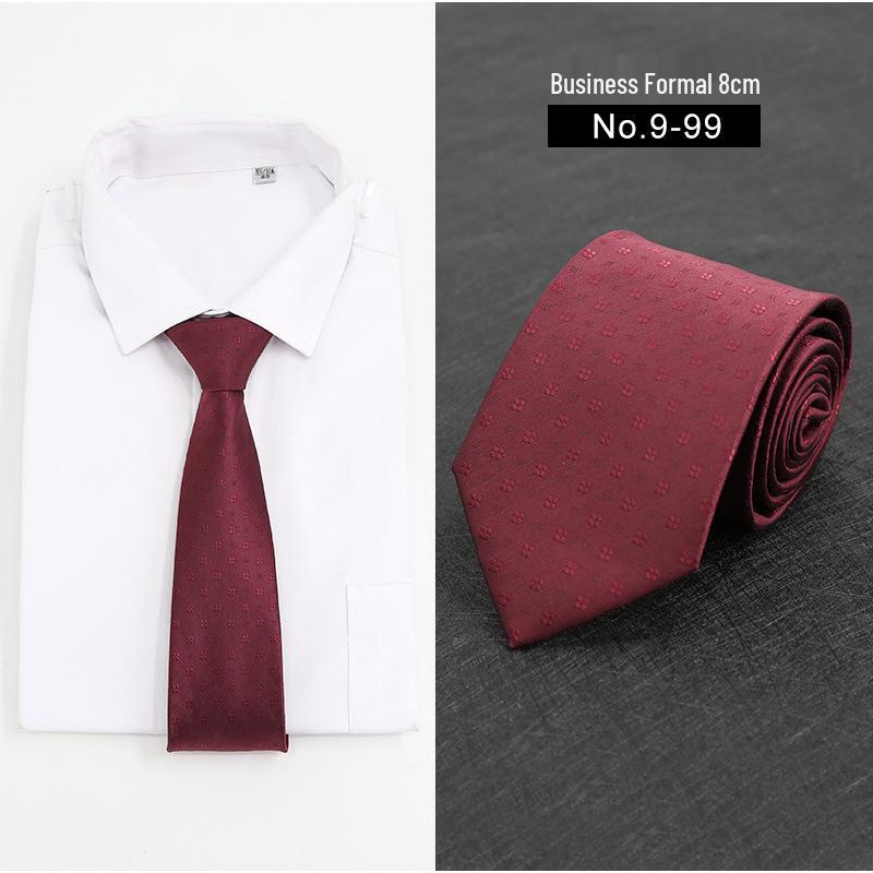 Men's Formal Business Casual Solid or Striped Tie
