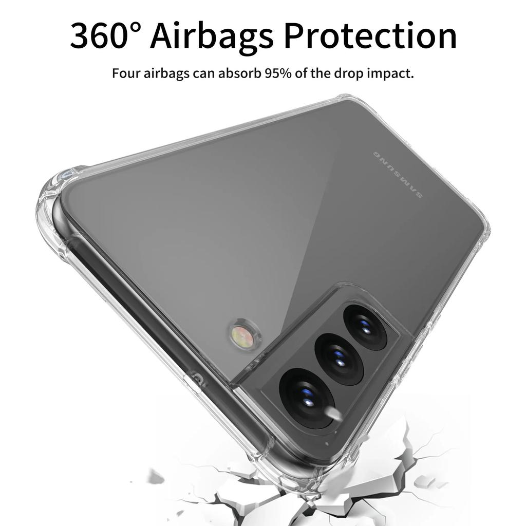 Anti-Scratch Clear Bag Soft Case for Samsung Galaxy S24 S23 S22 Ultra S21 FE 5G S20 Plus A15 A53 A33 A73 A52S A52 A14 A54 A34