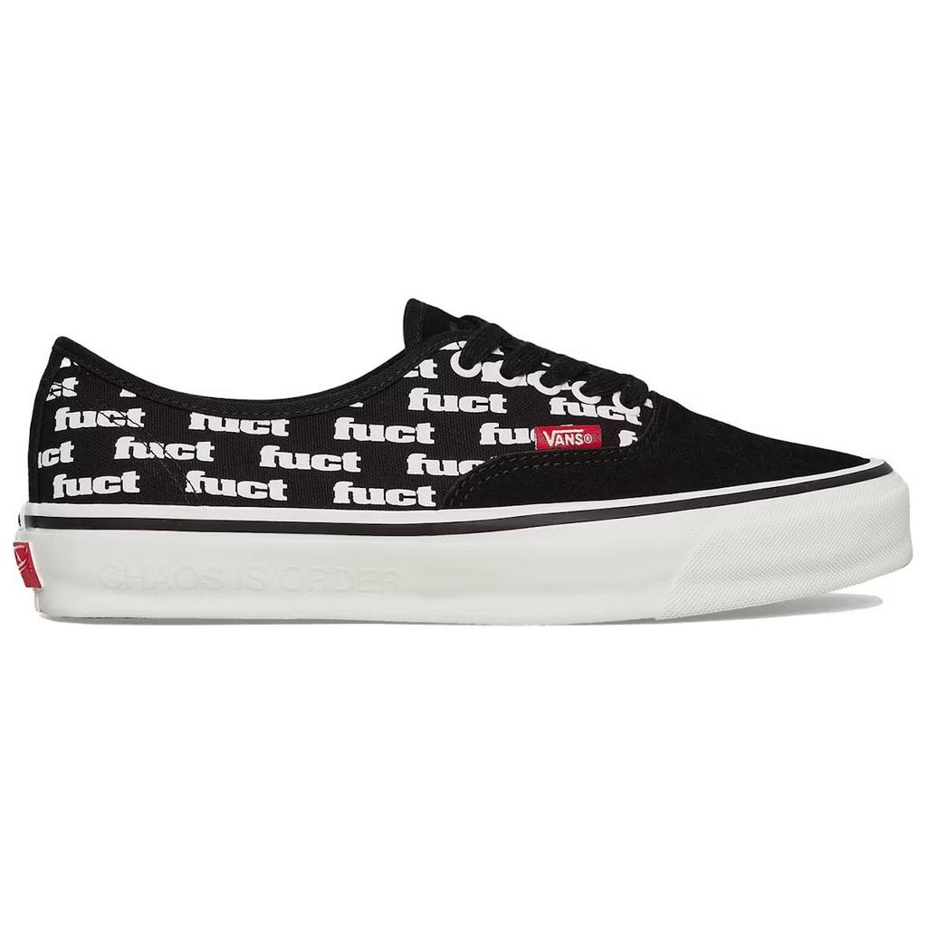 Vans Authentic Reissue 44 LX FUCT x Slam Jam Black Marshmallow Unisex Sneakers VN0007QZT5O1