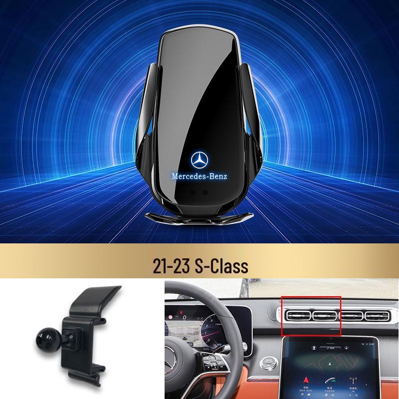 Bezdrátový držák telefonu s rychlým nabíjením Mercedes-Benz pro třídu C/třídu R/třídu S/třídu E/GLK/třídu B