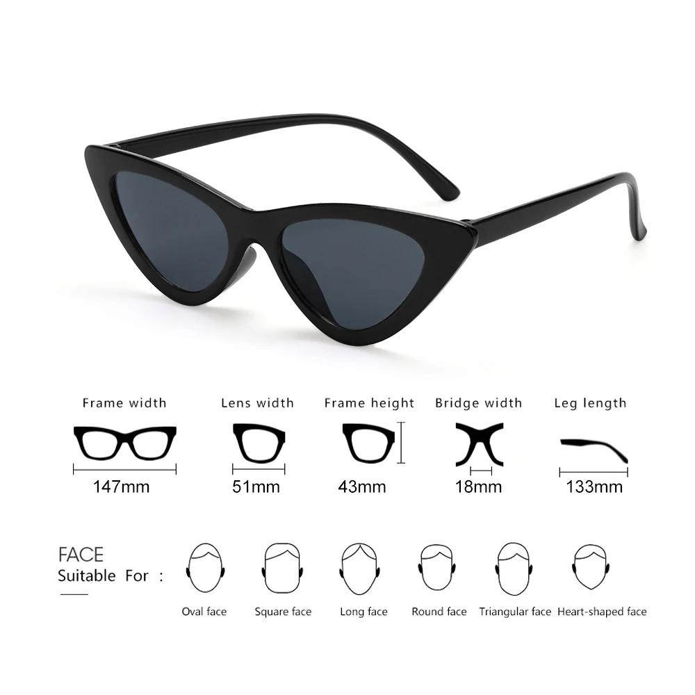 

Hot Sale UV400 Sunglasses for Women Cat Eye Retro Sunglasses Trendy Vintage Small Frame Eyewear Fashion Streetwear Accessories