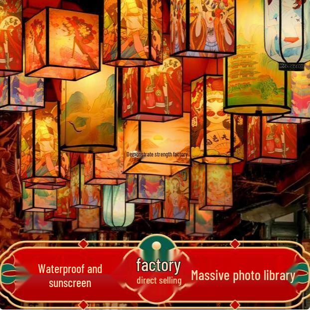 Cultural Tourism Homestay: Calligraphy, Poetry & Lantern Decor In a Scenic Chinese-Style Landscape