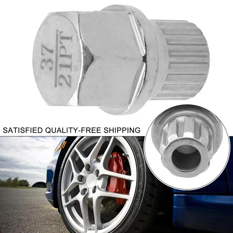 37/21PT Hollow Car Anti Theft Wheel Lock Lug Nut Screw Removal Key For BMW Replacement Auto Accessories