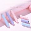 Silicone Lip Brush with Lid - Q-Soft, Portable, Small Round Head for Lipstick Blending, Concealer, and Beginner Makeup.