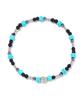 Polalita Turquoise Black Onyx Silver Hema Bracelet (Plt-Br-129_Bk)