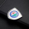 UHNPV1 TFLGX1 Car Styling Metal 3D Chrome Car Emblem Badge Decal Sticker For Alfa Romeo Giulietta Giulia GT Mito Brera F1 Stelvio Tonale