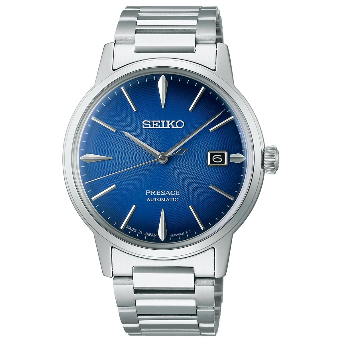 

Чоловічий годинник Presage Basic Cocktail Time SARY217 Silver [Seiko Watch]. синій