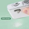 2 in 1 Electric Nail Clipper Fast Polishing Automatic Fingernail File Machine for Adults Children
