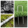 Garden ground cover pegs and lawn pegs (50 three-hole pegs + 50 pegs)