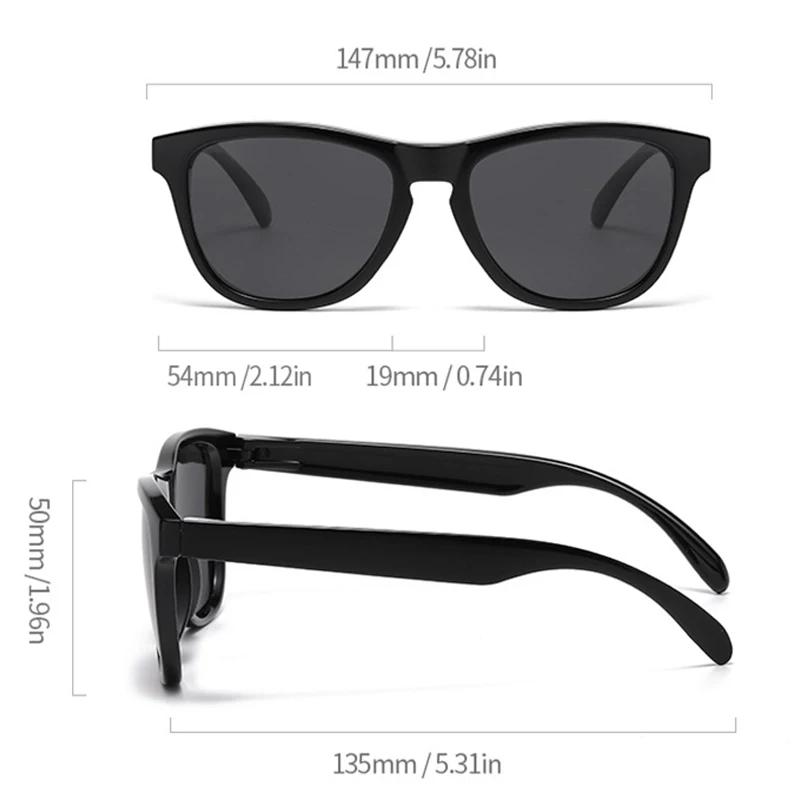  New Retro Polarized Men Square Sunglasses Shades Fashion Trending Gradient Blue Black Mirror Women Travel Sun Glasses