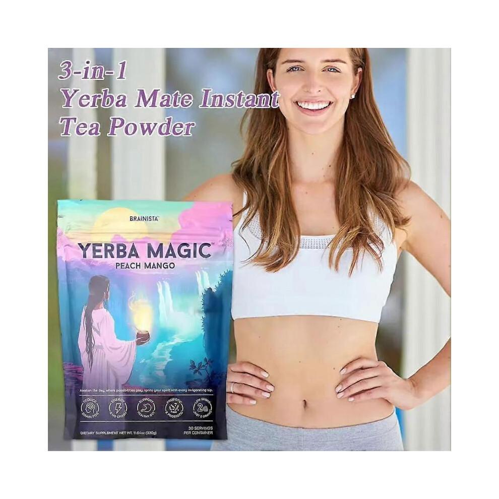(3bags) 1-3bags Yerba Mate Instant Tea Powder With Prebiotics