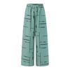 Women's Army Green Muslim Print Casual Fashion Set