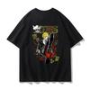 ONE PIECE Anime Joint Short Sleeve TShirt Unisexs Summer Red Hair Shanji Luffy Second DiUnisexsional Peripheral Clothes