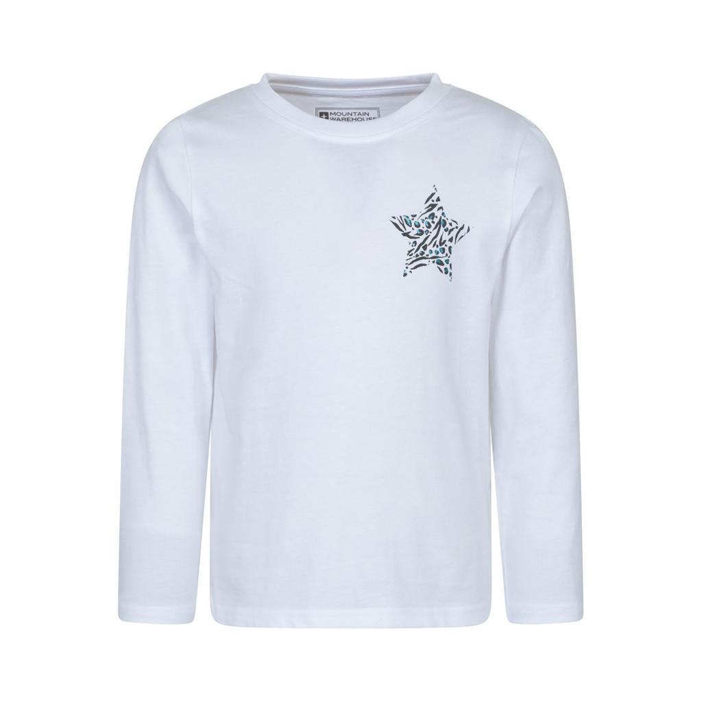 Mountain Warehouse Childrens/Kids Leopard Star Long-Sleeved T-Shirt
