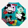 1pc Mickey Mouse Love Automatic 3-Fold Umbrella Design, Cute Cartoon Pattern, Portable Outdoor Umbrella, Perfect, Holiday Gift for fans.D067