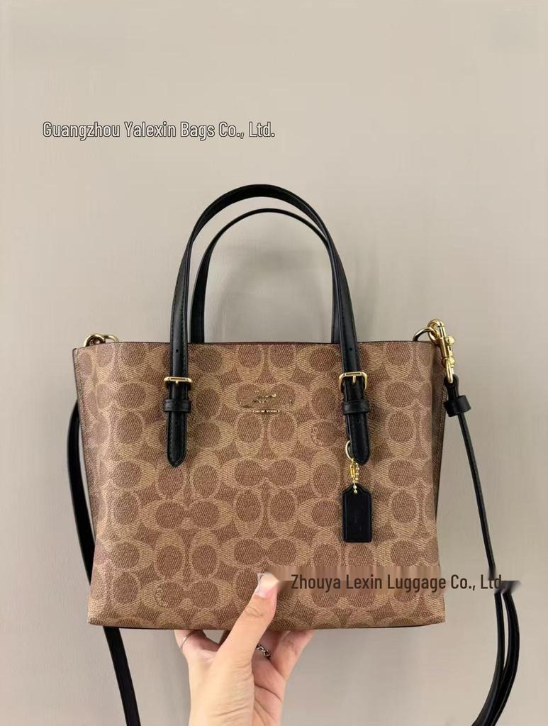 Koujia Mollie25 Chambray Tote: Versatile, Spacious Shoulder & Crossbody Handbag