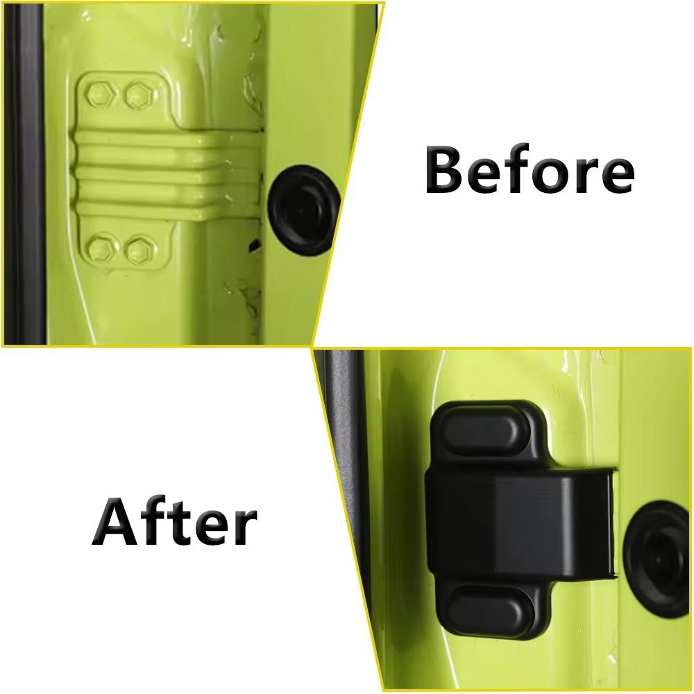 Car Door Limiter Keyhole Cover Trim Tailgate Screw Heating Wire Protector for Suzuki Jimny JB64 JB74 2019-2026 Parts Accessories