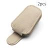 Leather Magnetic Car Sun Visor Sunglasses Holder Eyeglasses Clip Ticket Card Mount Glasses Case Car Interior Accessories