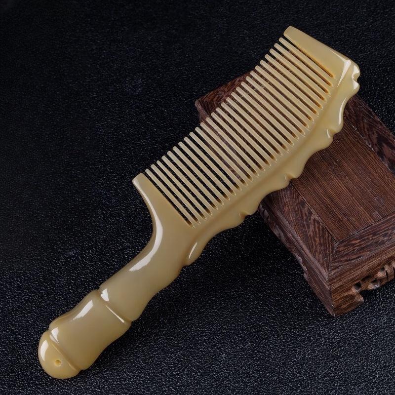 Ox Horn Bamboo Joint Comb