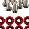 Pieces M6 Car Modification Screws Gasket Set, s Washer , Engine Concave