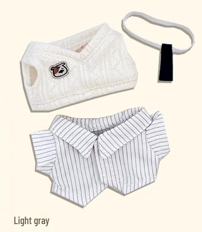 40cm Handsome Plush Doll Outfit - Cotton Sitting Clothes Set