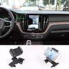 Black Center Console Phone Holder Bracket Clip For Volvo XC60 2018-