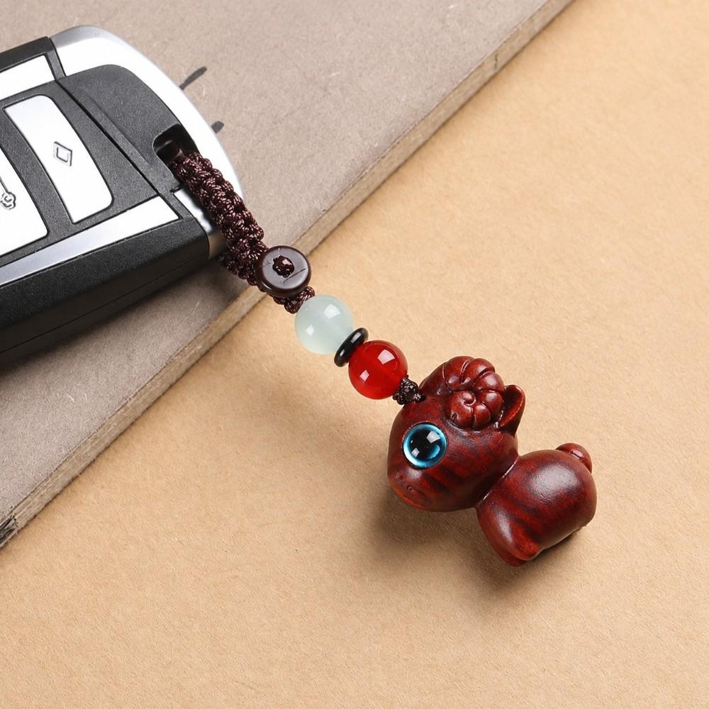 Scratch-resistant Bag Charm Mini Size Phone Charm Key Holder  Zodiac Year of the Sheep Gift