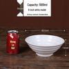 8-Inch White Melamine Noodle Bowl