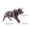Nordic Creative Nordic Creativity Wall Street Resin Bull Figurine Cattle OX Statue Home Decorations Bull Art Desktop Decor Sculp