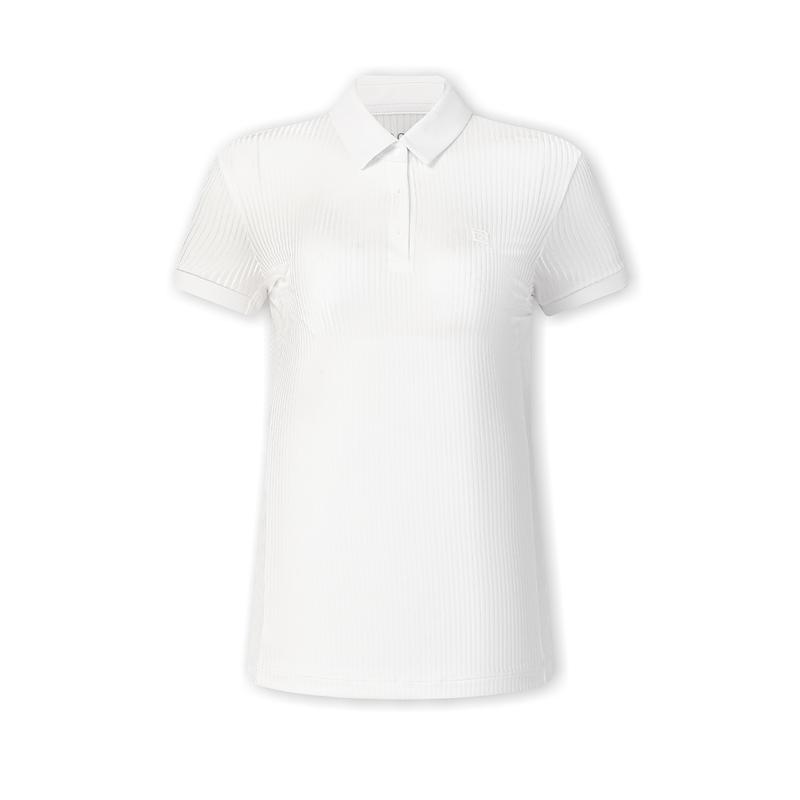 New FILA Polo Shirt Women's Jade White A11W435128FWT