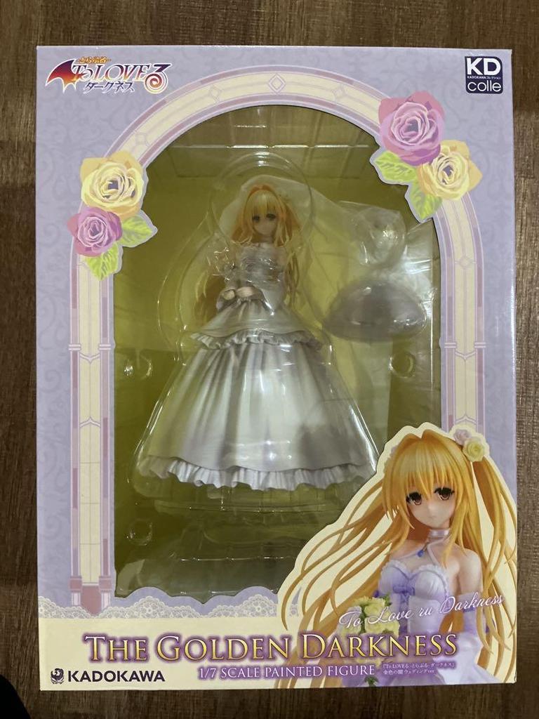[USED] Kadokawa 1/7 To Love-Ru Darkness Golden Darkness Wedding Ver.