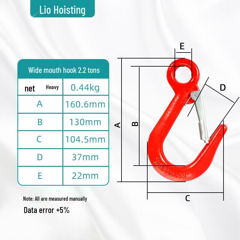Bayou Wide Mouth Lifting Hooks CN plug (adapter included)