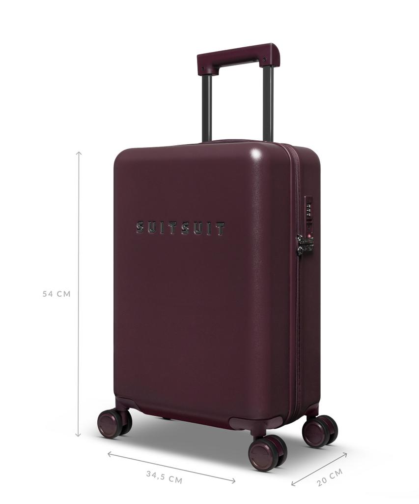 SUITSUIT Mystic Cherry Lacquer 20-Inch Carry-On Suitcase (Tr-80012)