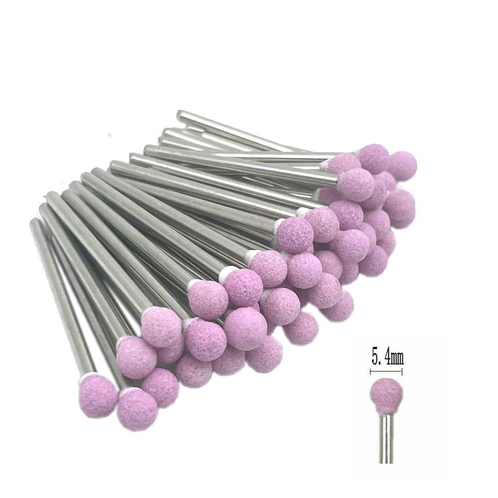 

50pcs/set Dental Stone Grinder Polisher Burs For Contouring Shaping Porcelain Dental Rotary Stone Polisher 2.35mm Shank серый